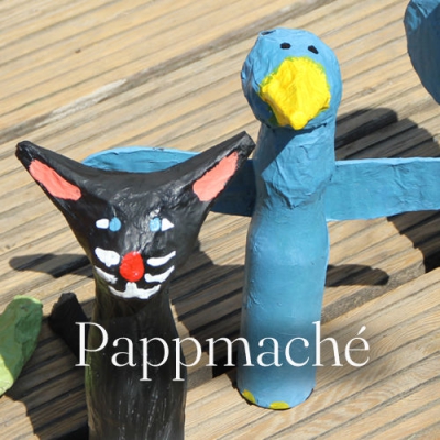Papmaché im Ferienprogramm